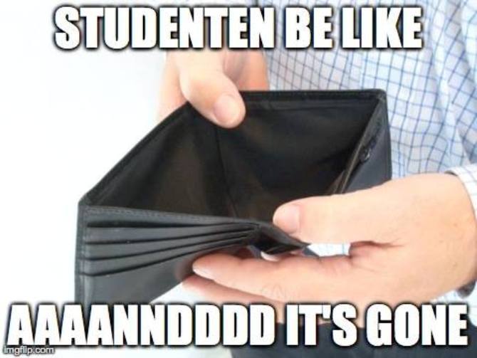 Student tips besparen