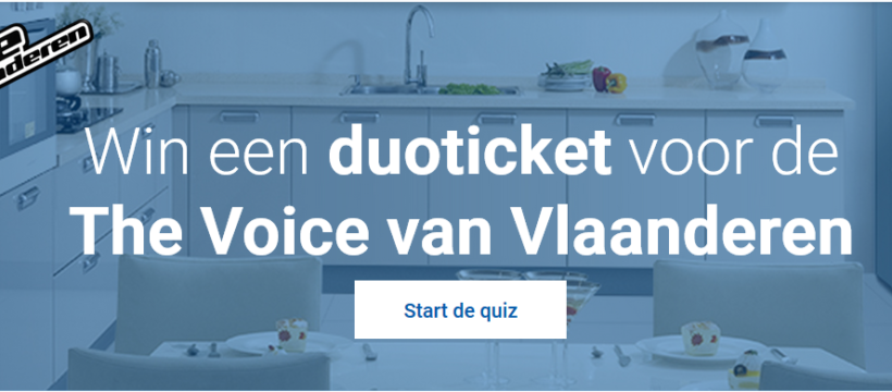 Win Tickets the voice vlaanderen